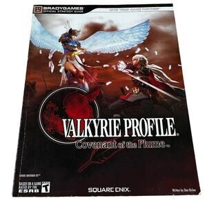 Valkyrie Profile: Covenant of the Plume Nintendo DS Official Strategy Guide EUC